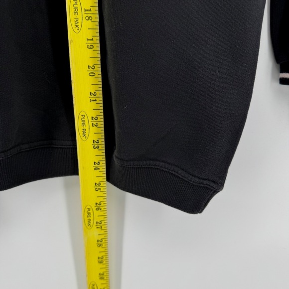 LINEA GITANO Emporio Black Sweatshirt Repubbliche Marinare Embroidered Crewneck - Picture 6 of 6